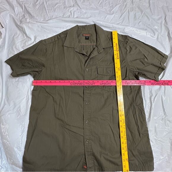 Northwest Territory Khaki Green Casual Button Down Shirt Size Large - Picture 8 of 8
